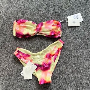 Peppermayo Pink and Yellow Bikini